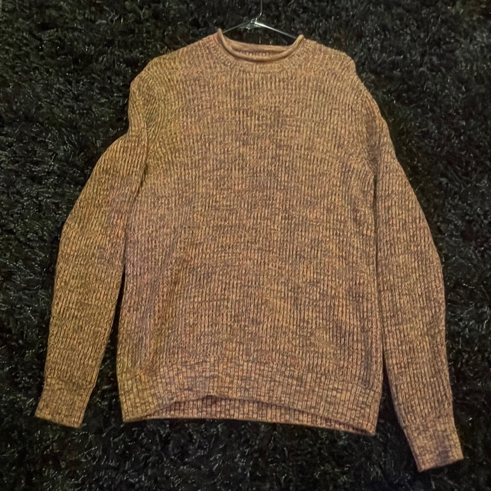 Old navy men’s medium roll neck sweater. Orange